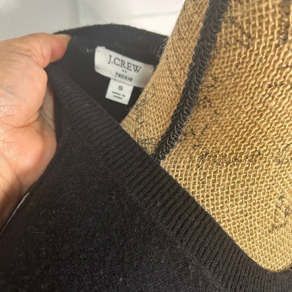 J. Crew Black Knit Sweater